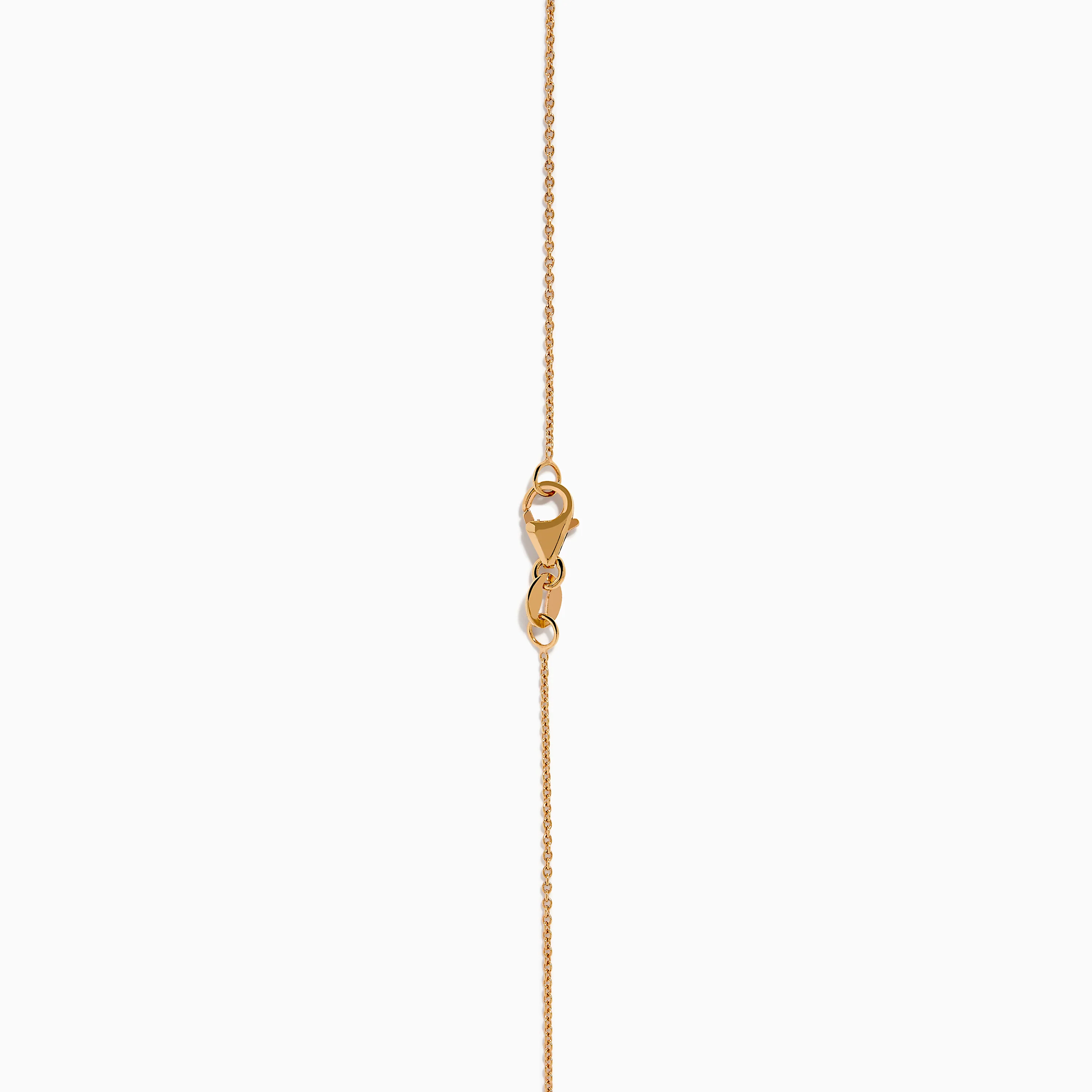 14K Rose Gold Brown and White Diamond Pendant - Image 4