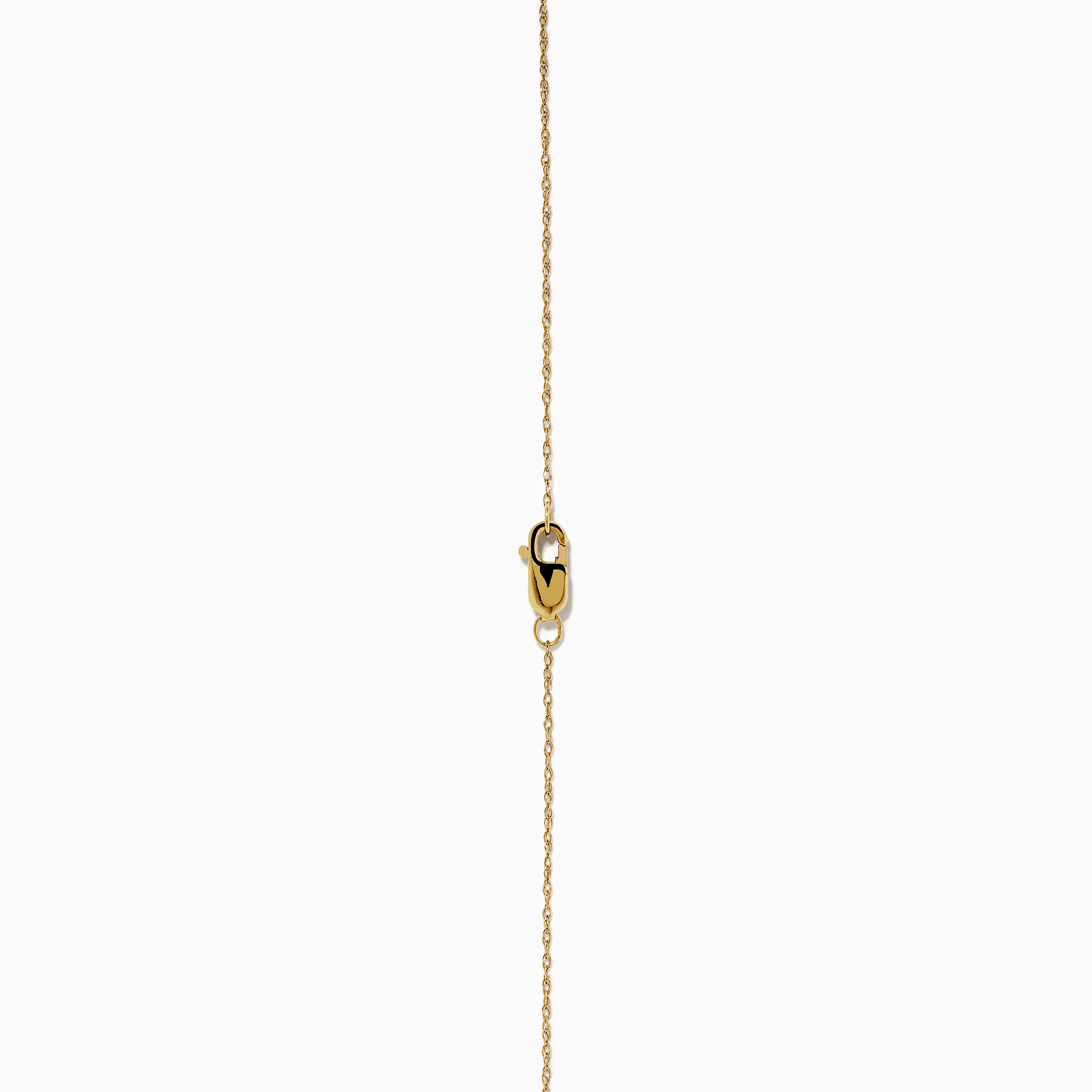14K Yellow Gold Diamond Accented Interlocking Hearts Necklace - Image 4