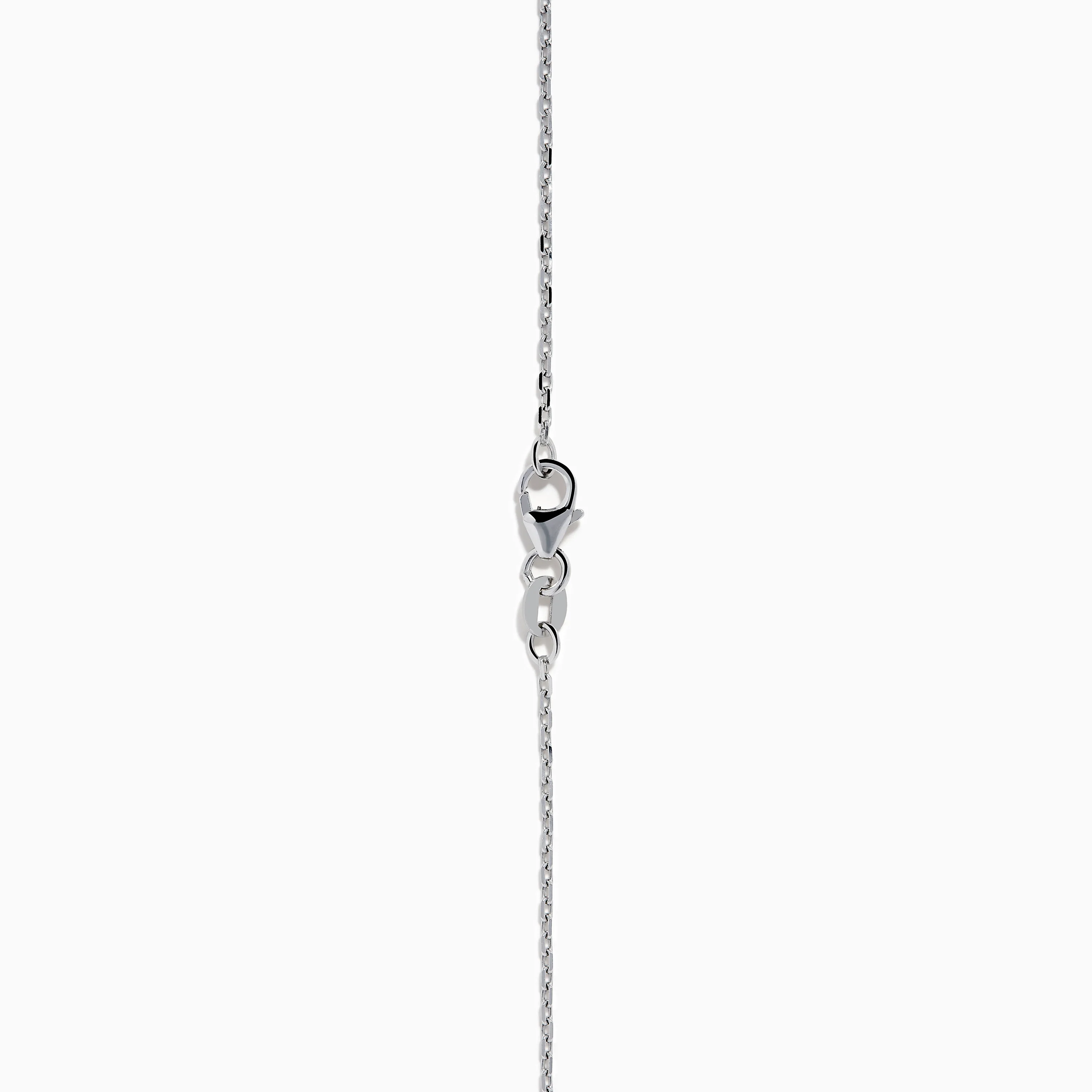 18K White Gold Diamond Shooting Star Lariat Pendant - Image 4