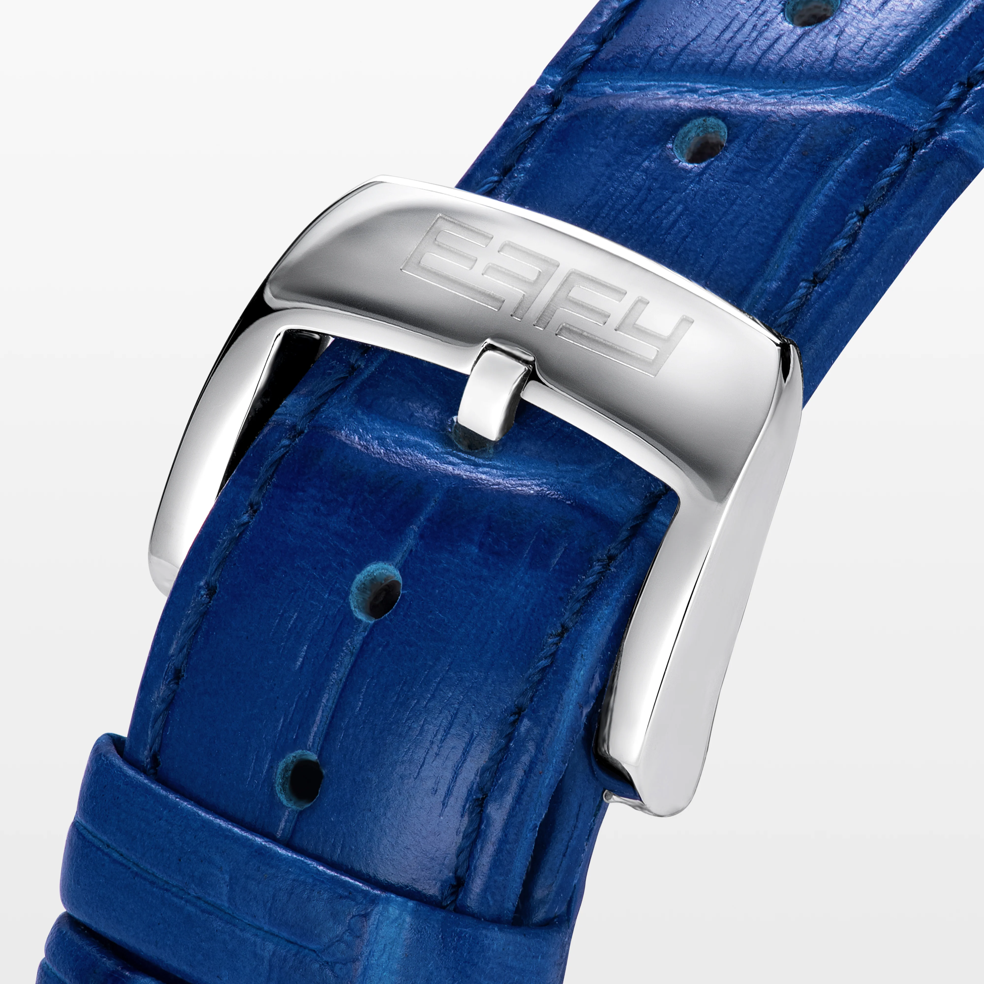 38MM Swiss Made Stainless Steel with Diamonds and Blue Topaz - Image 5