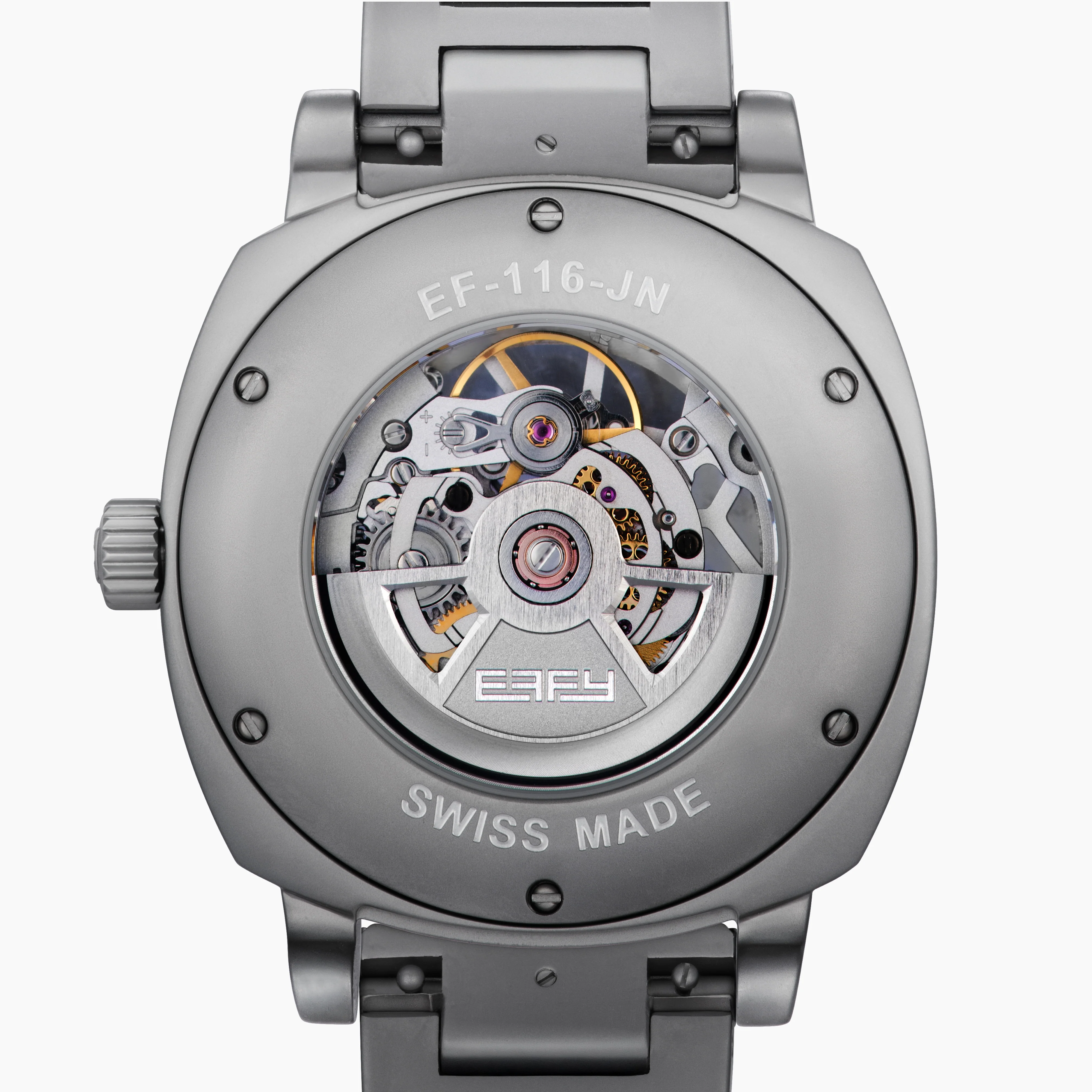 41MM Swiss Made Stainless Steel Automatic Skeleton Watch - Image 2
