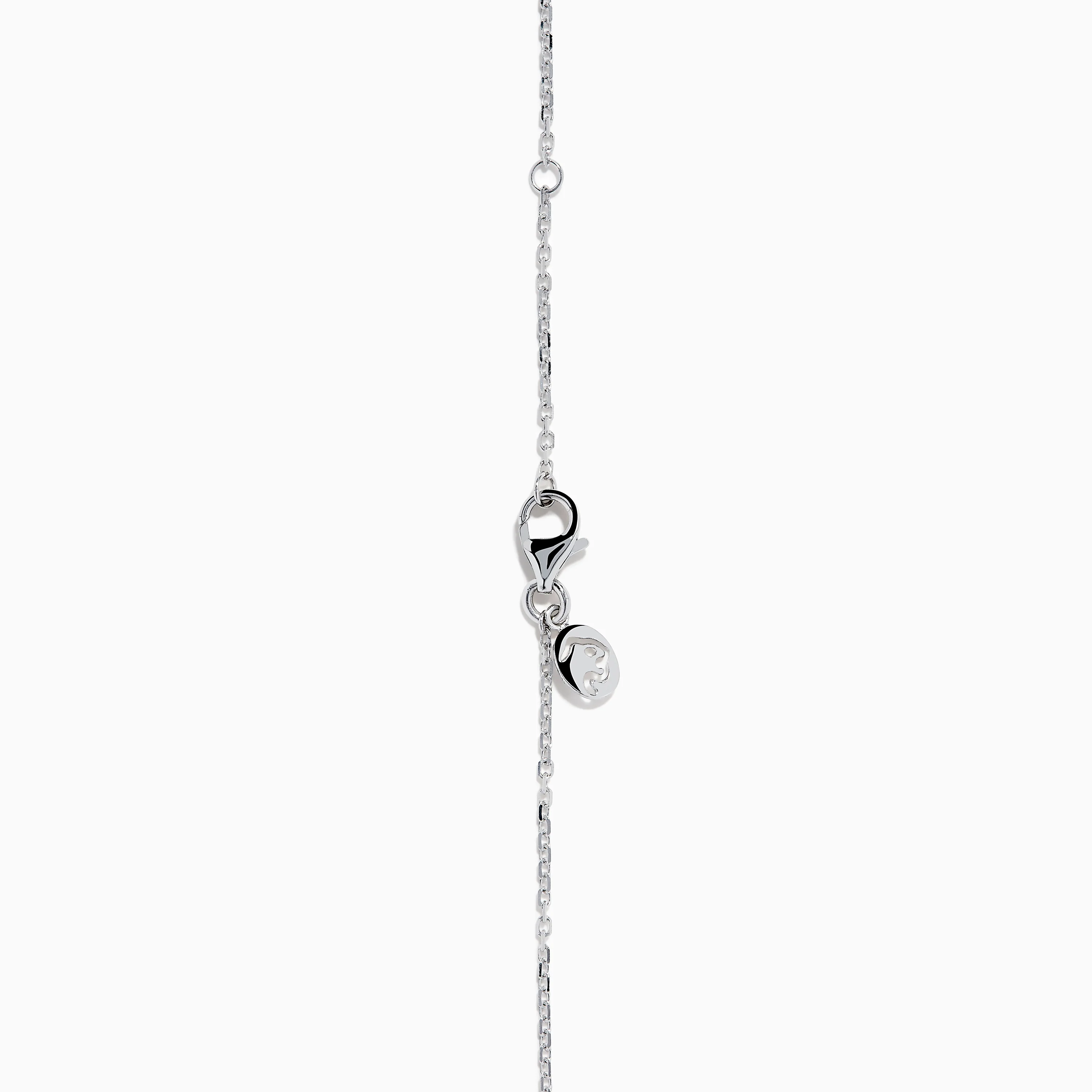 Lab Grown Multi Shape Diamond Collarbone Necklace in 14K White Gold - Image 4
