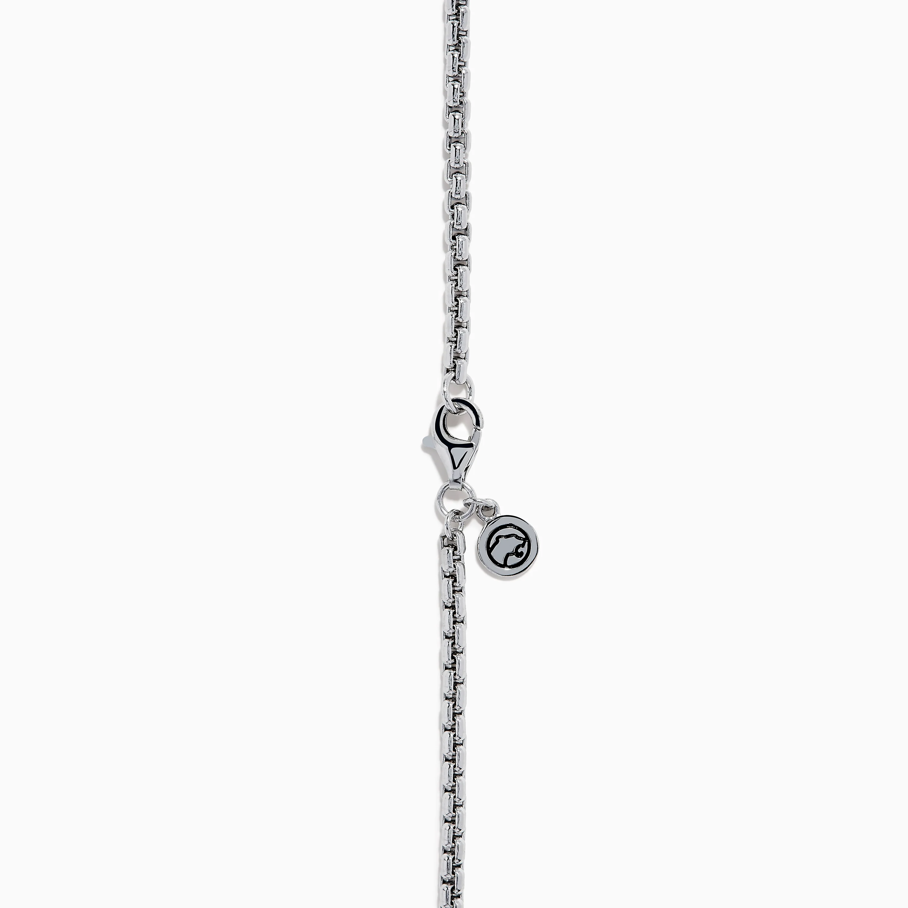 Men's 925 Sterling Silver Black Spinel Moth Pendant - Image 4