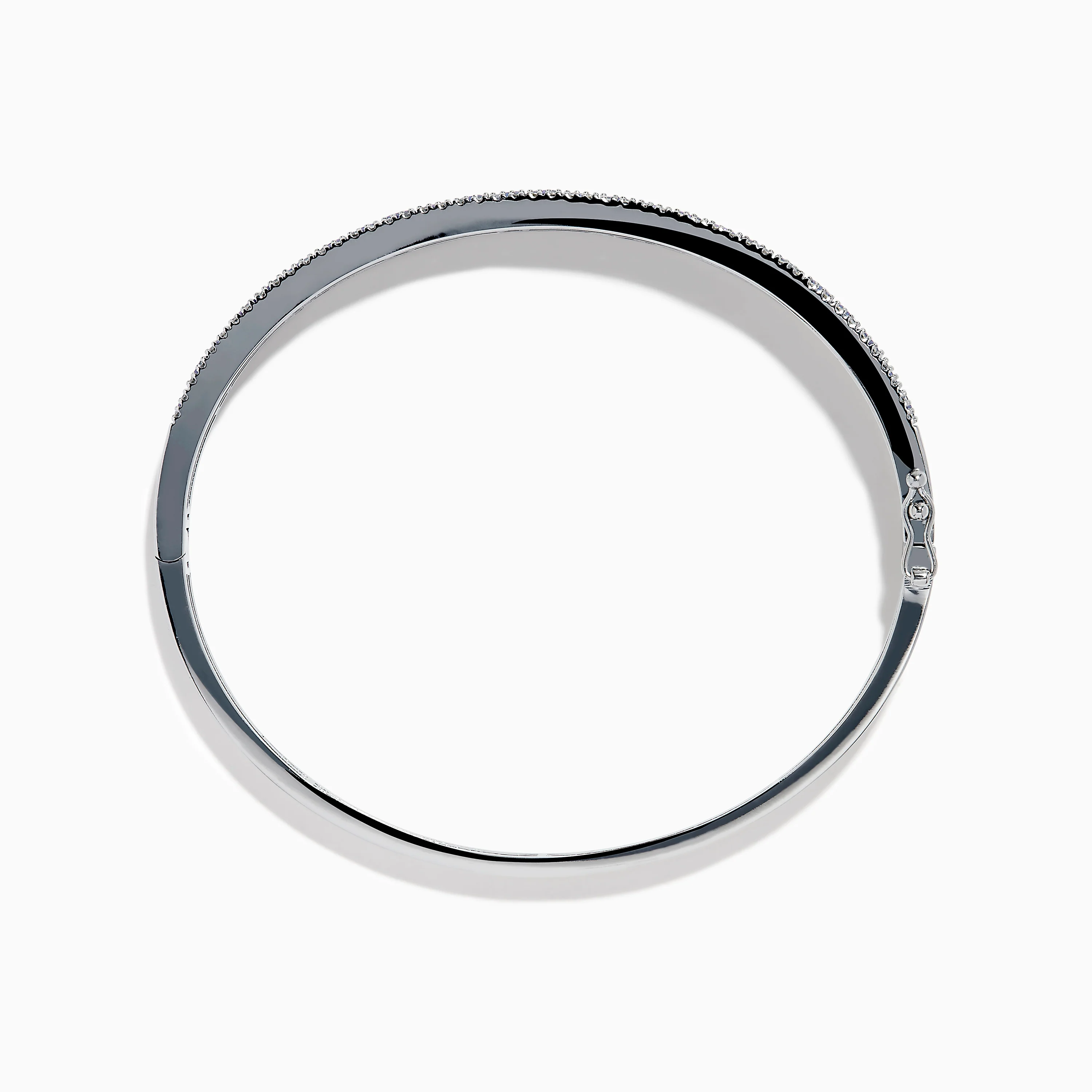 Nahla Siri 14K White Gold Tanzanite and Diamond Bangle - Image 3